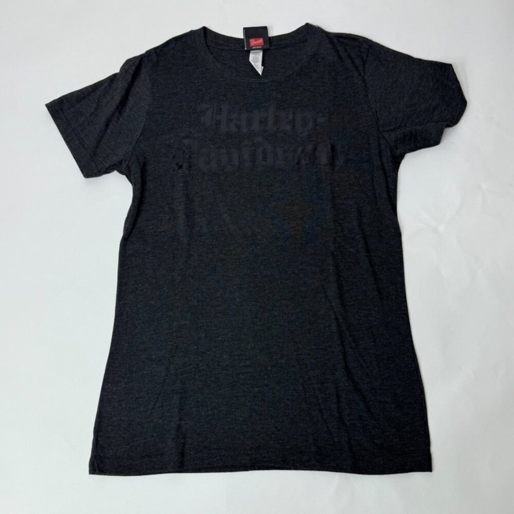 Harley Davidson Women's Black Short Sleeve Graphic Tee Shirt XL